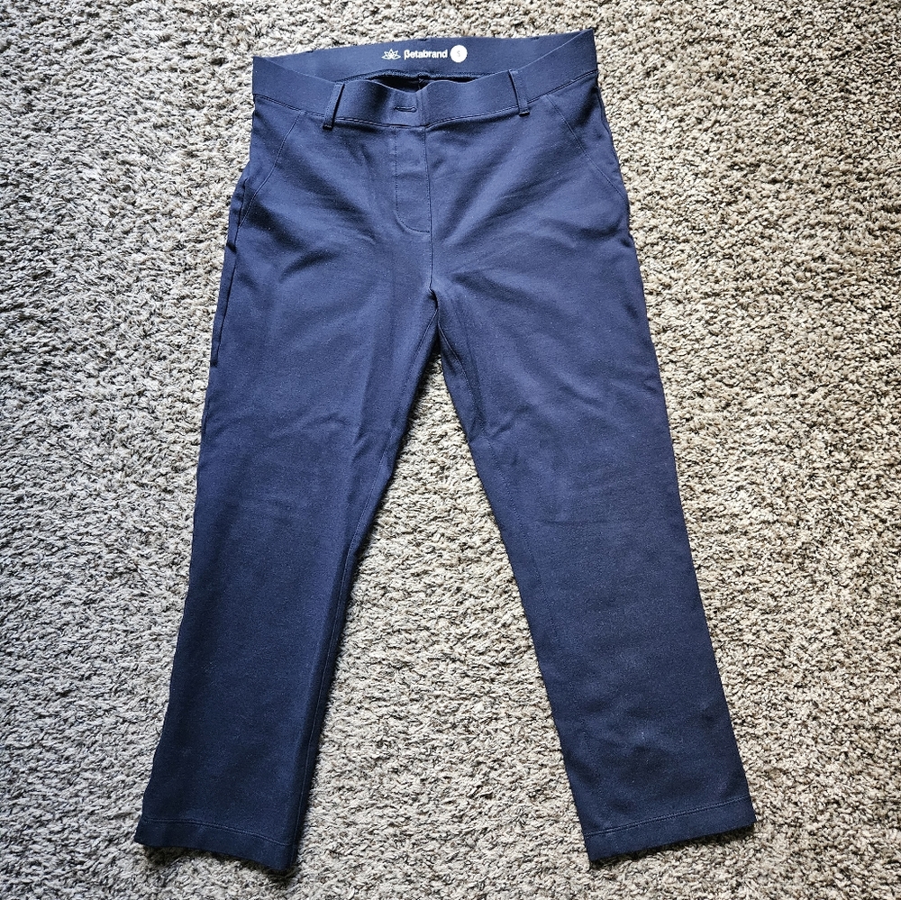 Betabrand Crop Classic Dress Yoga Pant Size S
